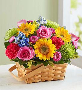 Sunny Garden Basket – 212 Floral, New York NY