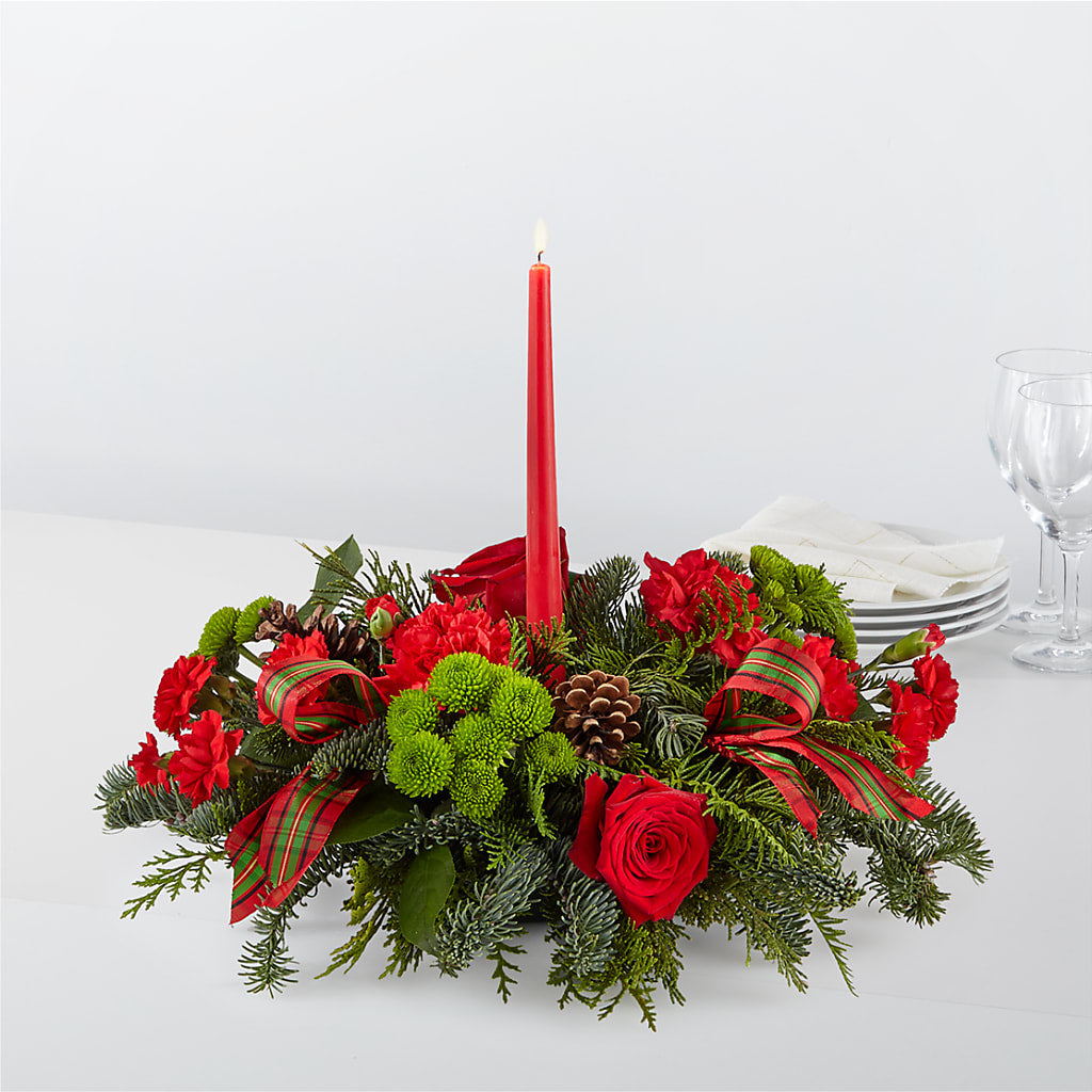 By the Candlelight Centerpiece – 212 Floral, New York NY