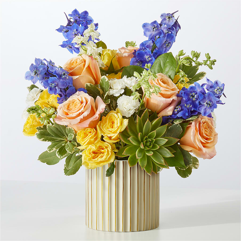 Cobalt Reverie Bouquet – 212 Floral, New York NY
