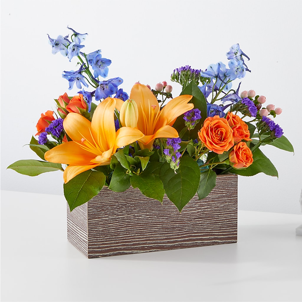 Radiant Citrus Box Bouquet – 212 Floral, New York NY