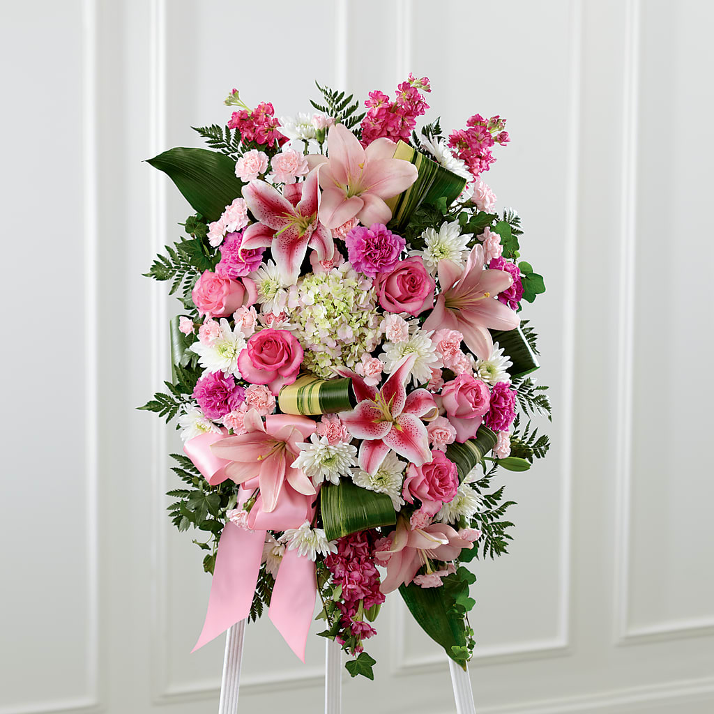Comforting Standing Spray – 212 Floral, New York NY