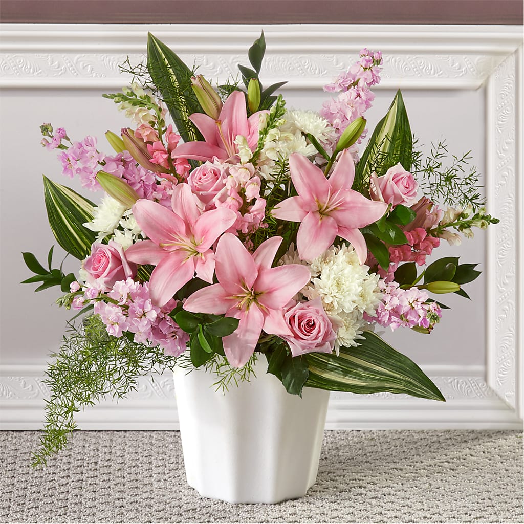 Simply Serene Floor Basket – 212 Floral, New York NY