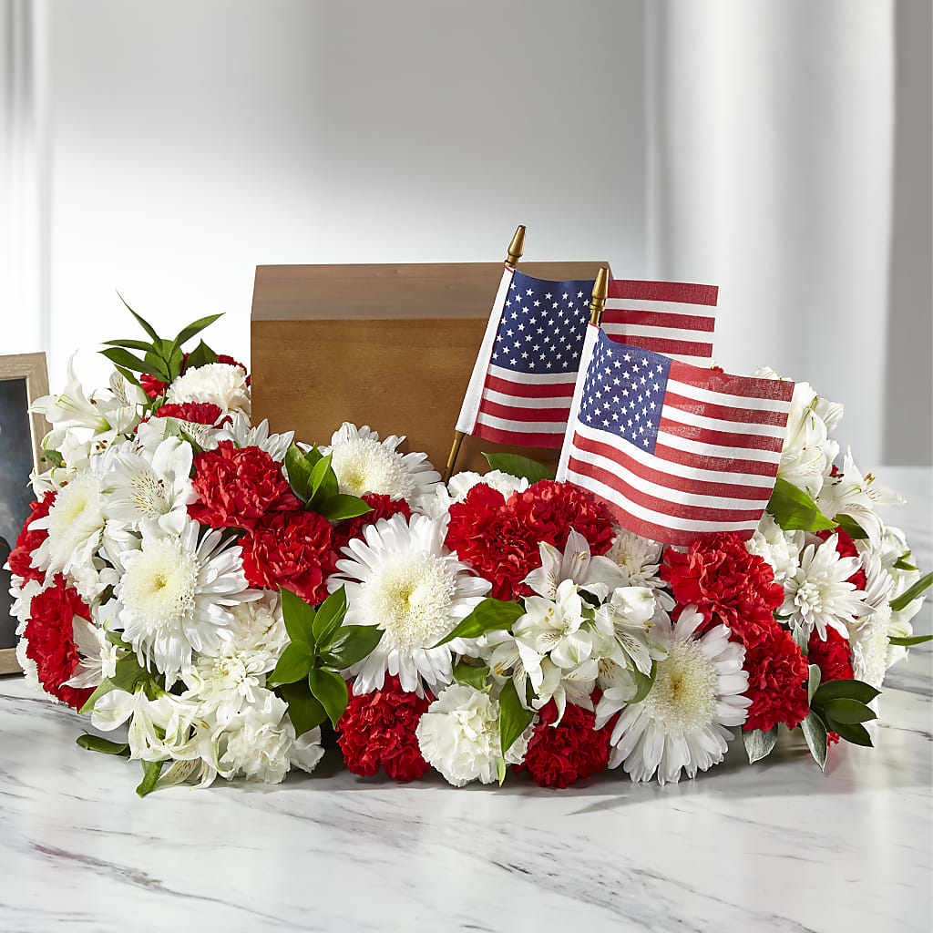 Spirit of Patriotism Cremation Adornment – 212 Floral, New York NY