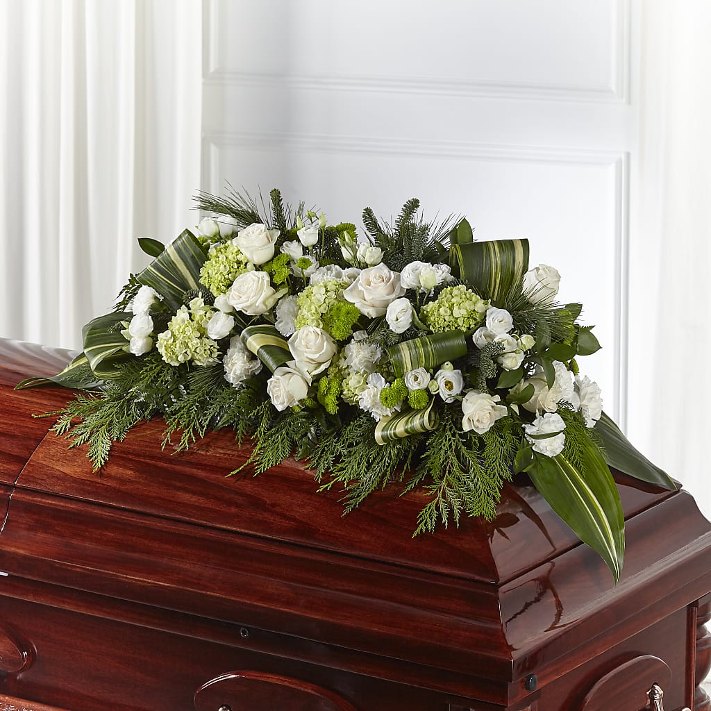 Hopeful Gesture Casket Spray – 212 Floral, New York NY