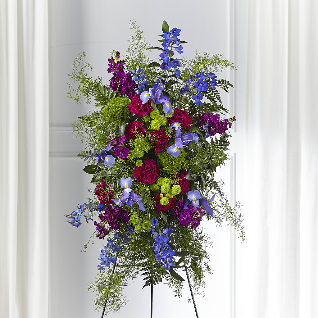 Heavenly Skies Standing Spray – 212 Floral, New York NY