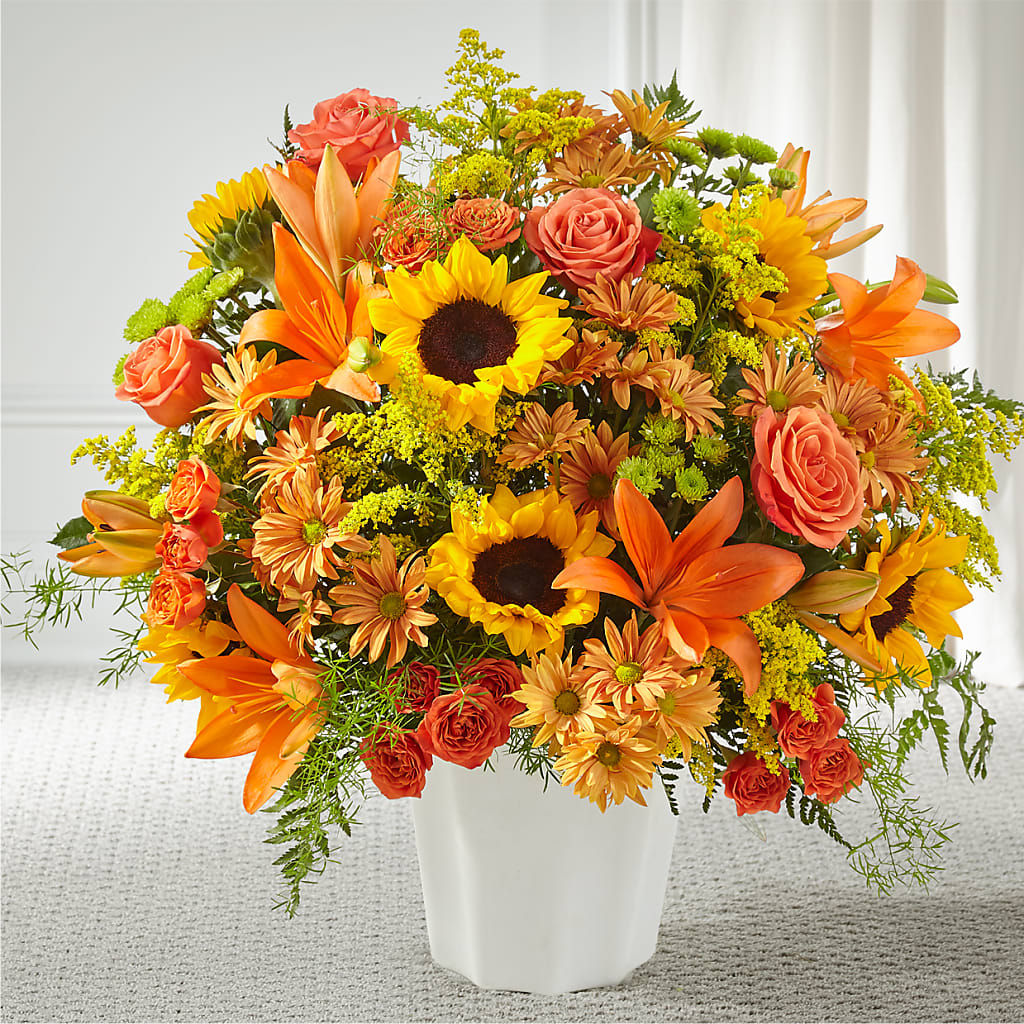 Harvest Thoughts Floor Basket – 212 Floral, New York NY