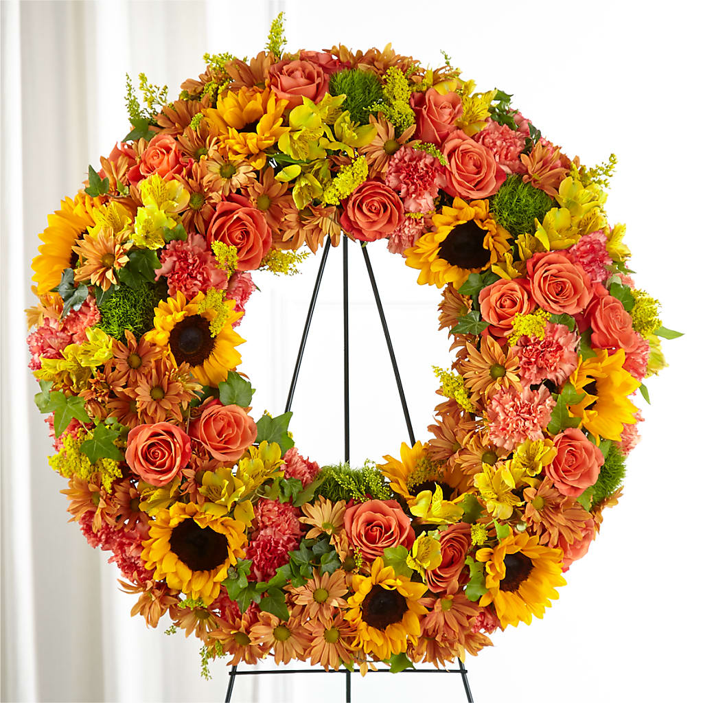 Autumnal Memories Wreath (Standard) – 212 Floral, New York NY
