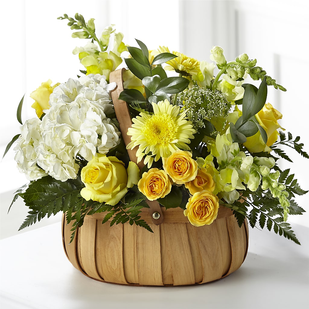 Rustic Remembrance Basket – 212 Floral, New York NY