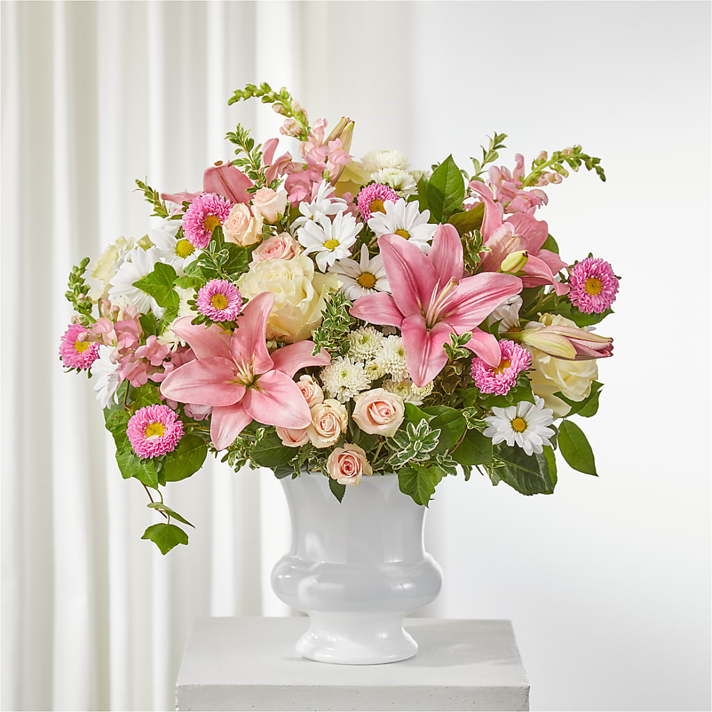 Empathetic Blooms Urn Arrangement – 212 Floral, New York NY