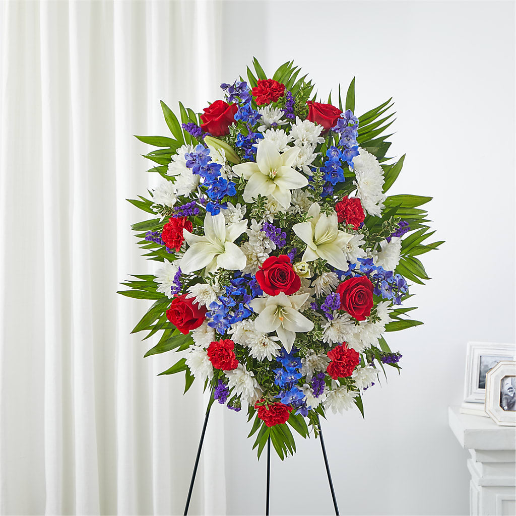 Cherished Service Standing Spray – 212 Floral, New York NY