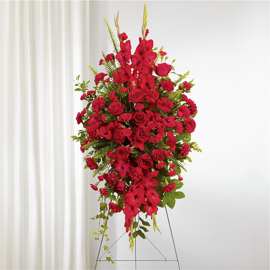 From the Heart Standing Spray – 212 Floral, New York NY