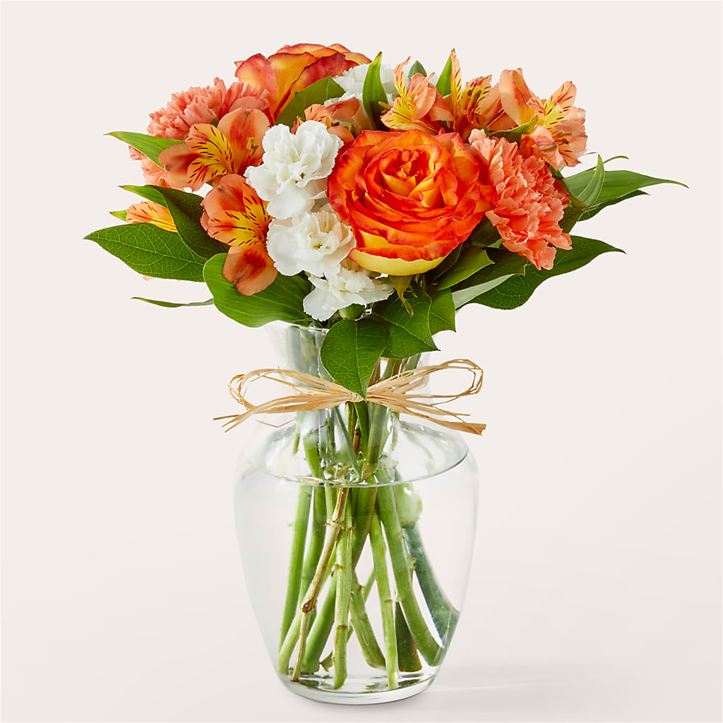 Apricot Glow Bouquet – 212 Floral, New York NY