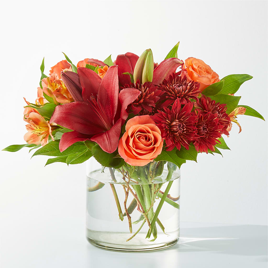 Crimson Leaves Bouquet – 212 Floral, New York NY