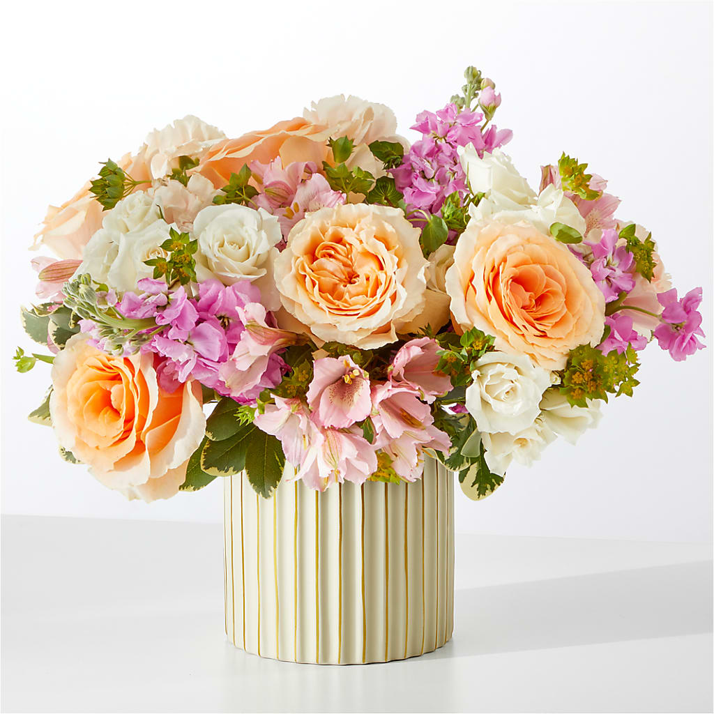 Paradise Bouquet with Ivory Vase – 212 Floral, New York NY