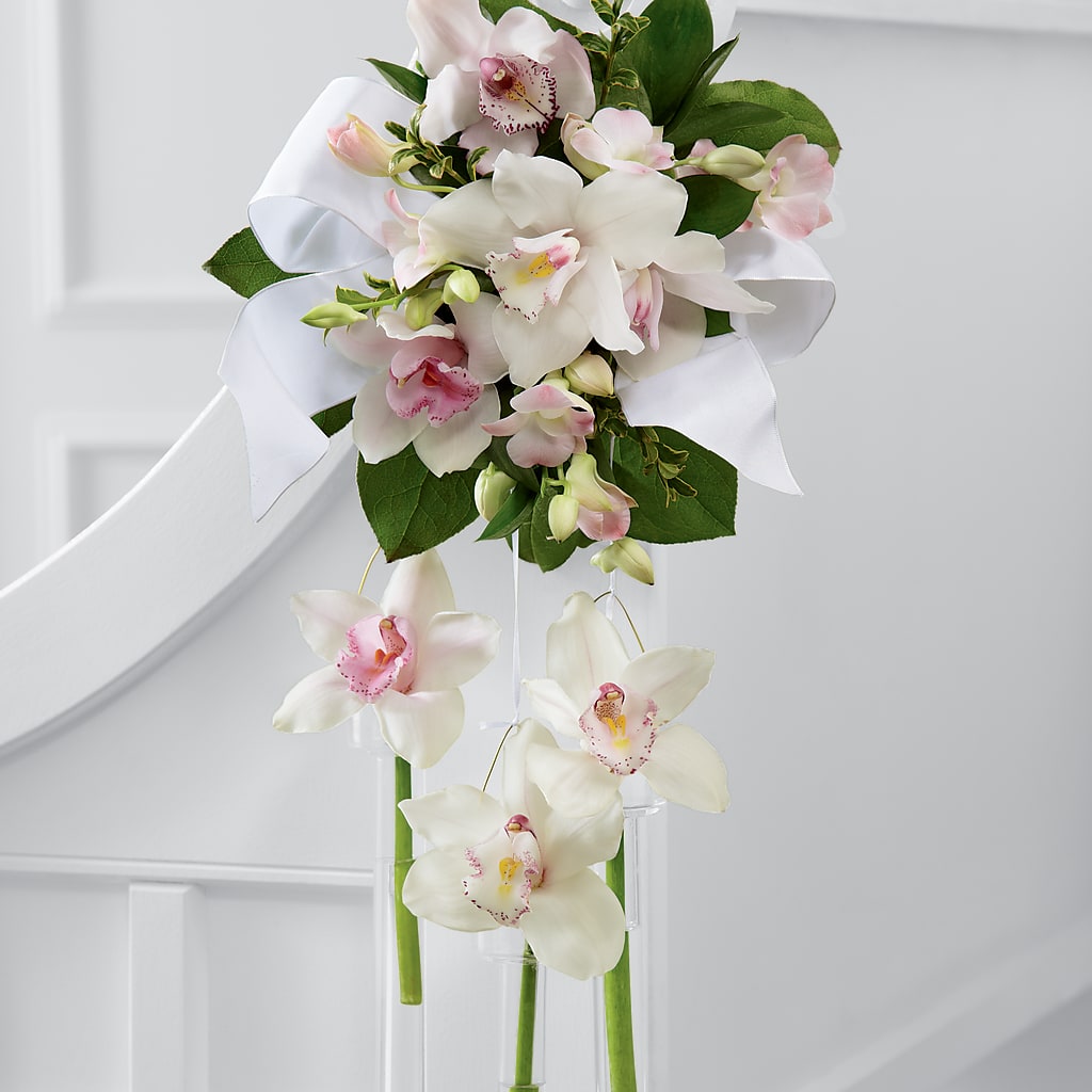 Perfect Entrance Pew Arrangement – 212 Floral, New York NY
