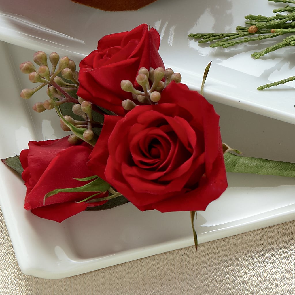 Red Spray Rose Boutonniere – 212 Floral, New York NY