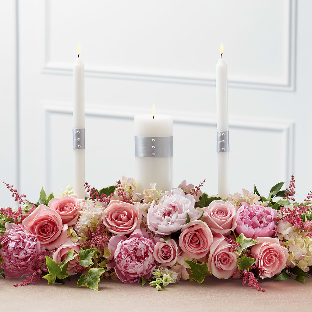 Worldwide Romance Unity Candle Arrangement – 212 Floral, New York NY