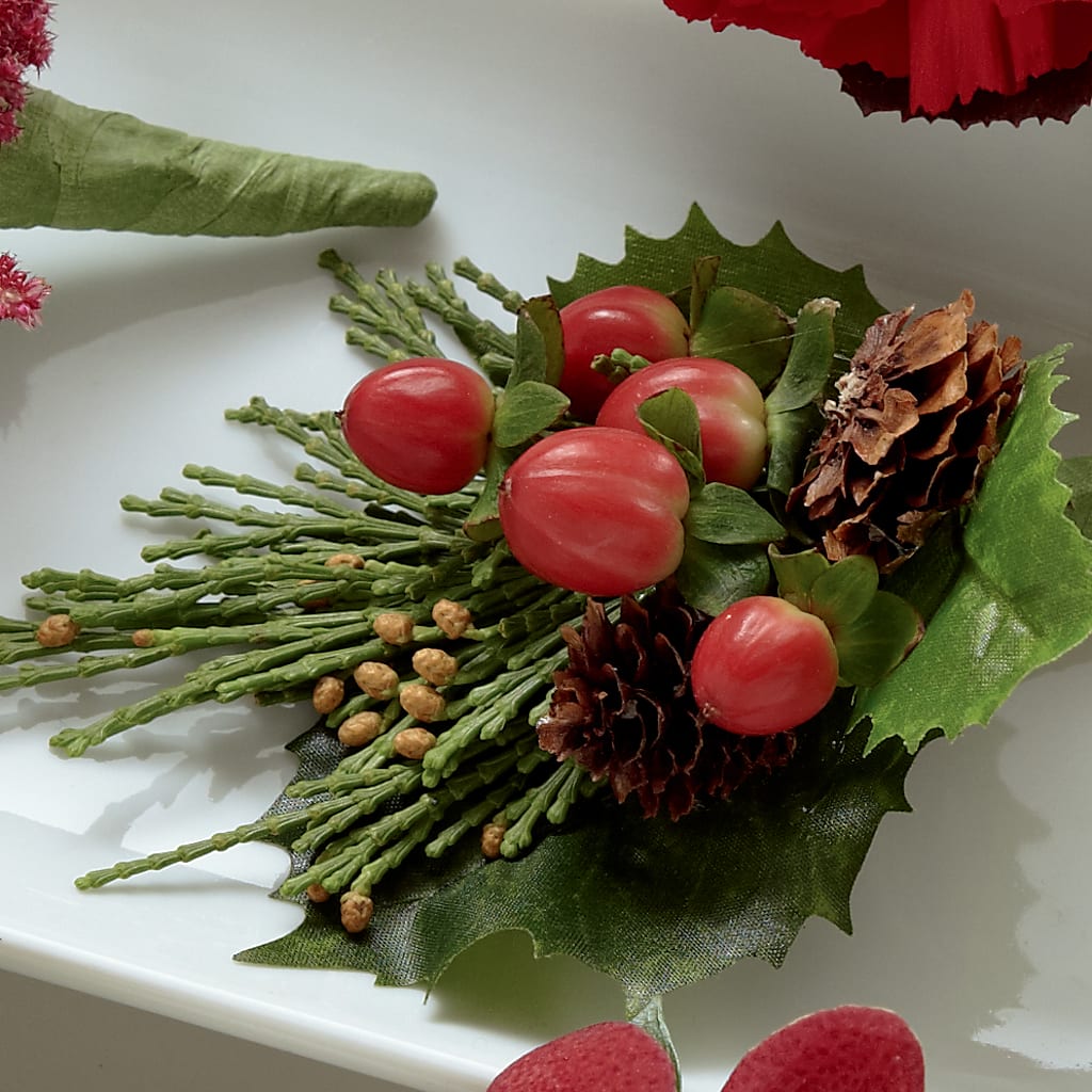Red Berry Boutonniere – 212 Floral, New York NY