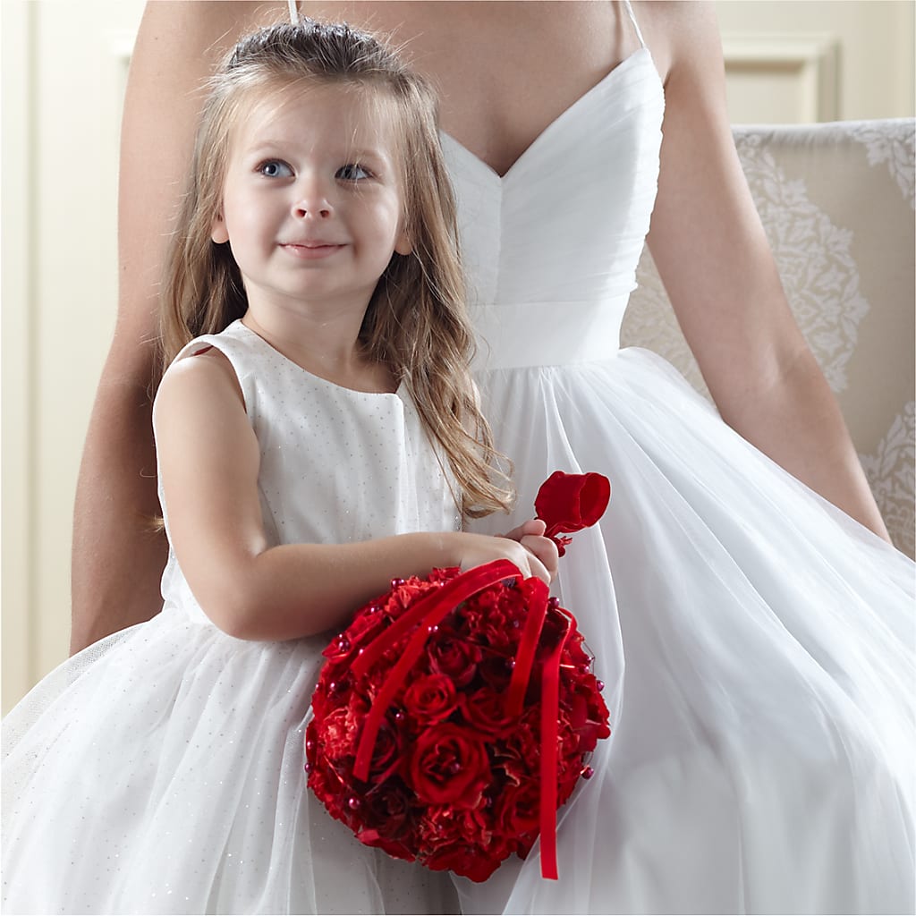 Pure at Heart Flower Girl Arrangement – 212 Floral, New York NY