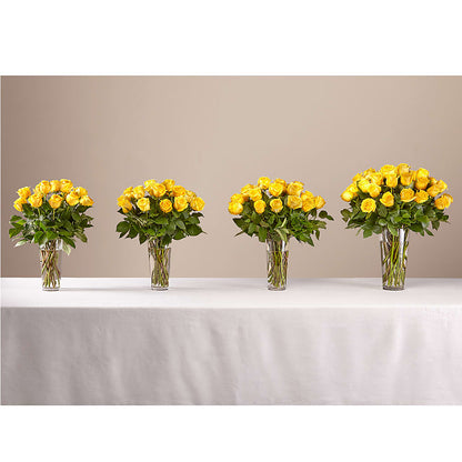 Long Stem Yellow Rose Bouquet –  212 Floral, New York NY
