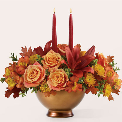 Harvest Table Centerpiece –  212 Floral, New York NY