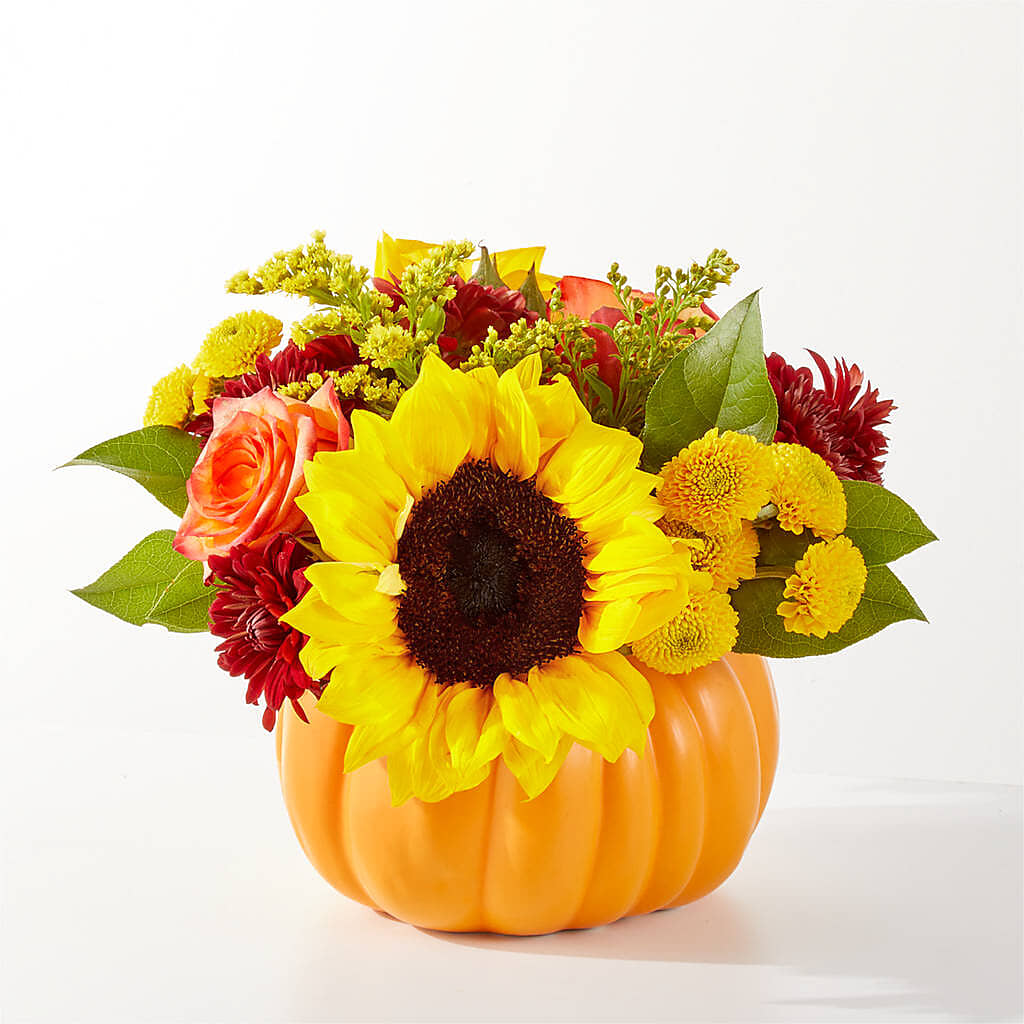 Golden Gourd Pumpkin Bouquet –  212 Floral, New York NY