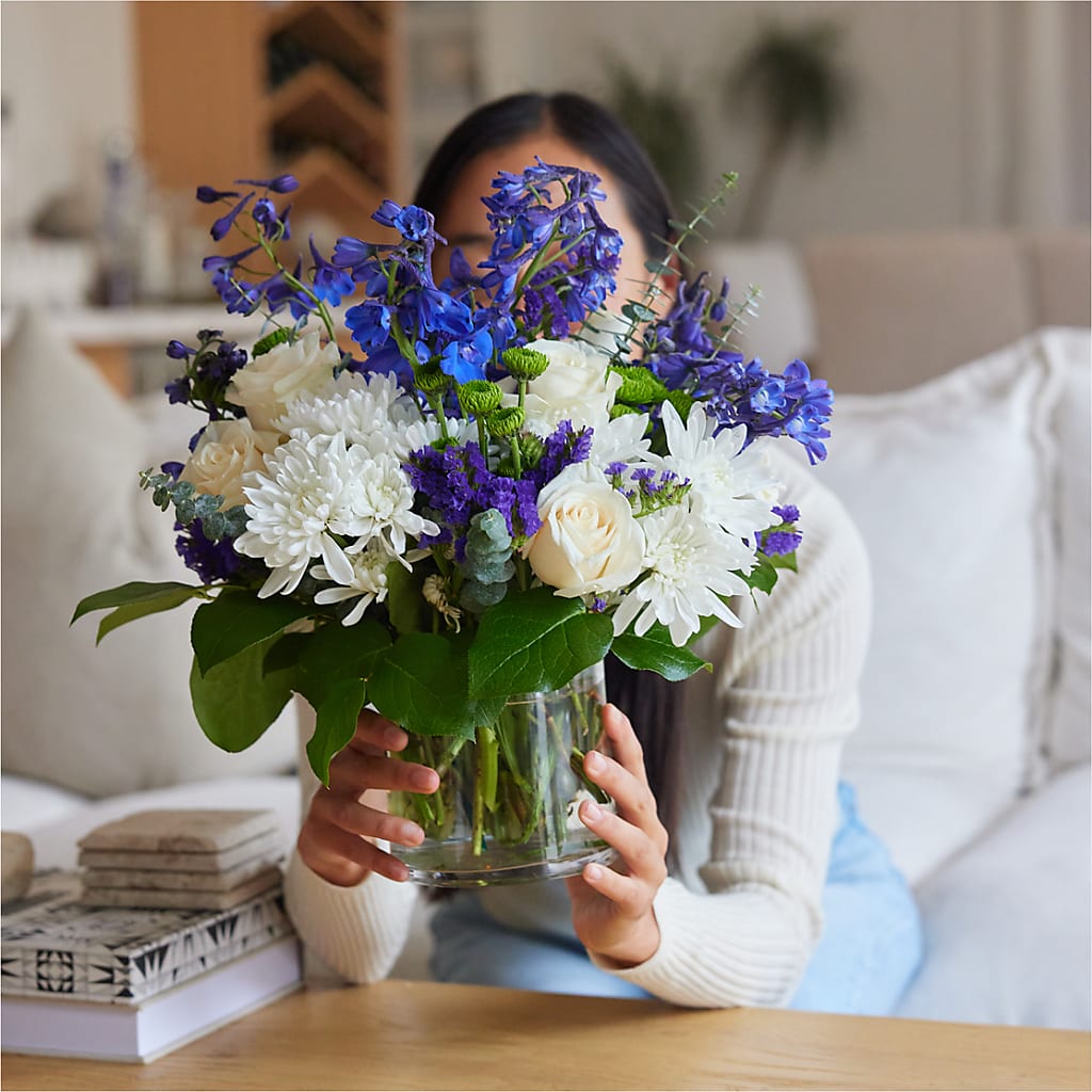 Cerulean Waves Bouquet –  212 Floral, New York NY