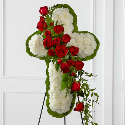 Floral Cross Easel –  212 Floral, New York NY