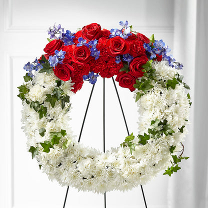 Patriotic Passion Wreath –  212 Floral, New York NY