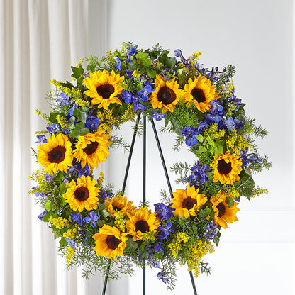 Bright Rays Wreath –  212 Floral, New York NY