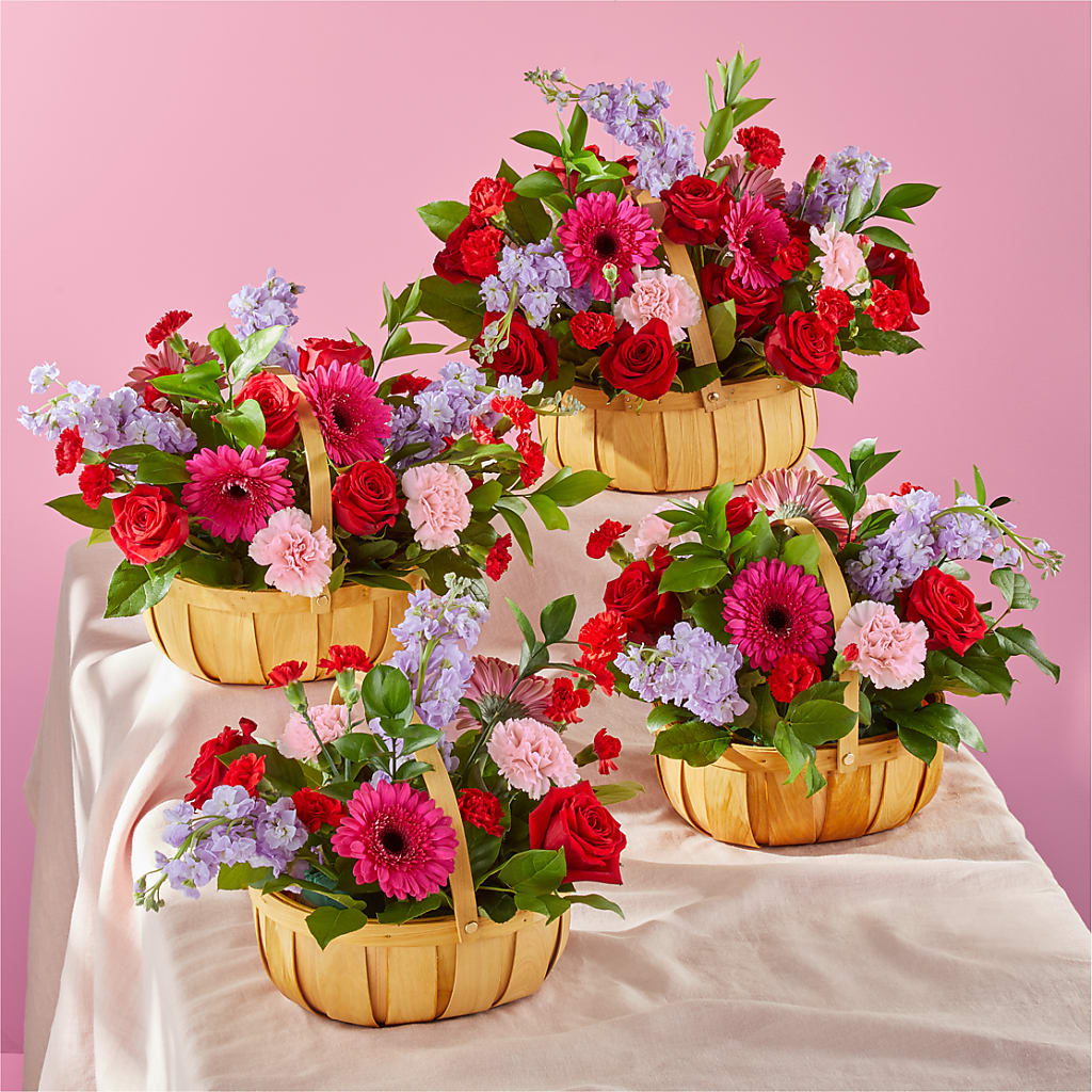 Pink Picnic Basket –  212 Floral, New York NY