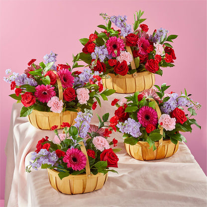 Pink Picnic Basket –  212 Floral, New York NY