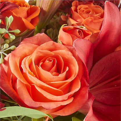 Crimson Leaves Bouquet –  212 Floral, New York NY