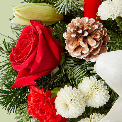 Seasonal Festivities Centerpiece –  212 Floral, New York NY