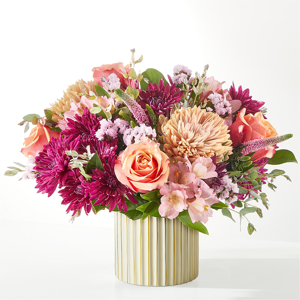 Berry Cobbler Bouquet with Ivory Vase –  212 Floral, New York NY