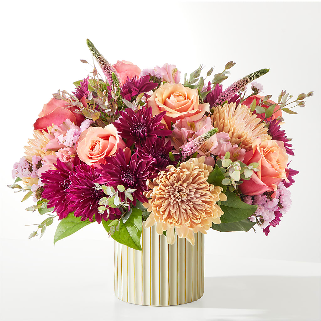 Berry Cobbler Bouquet with Ivory Vase –  212 Floral, New York NY