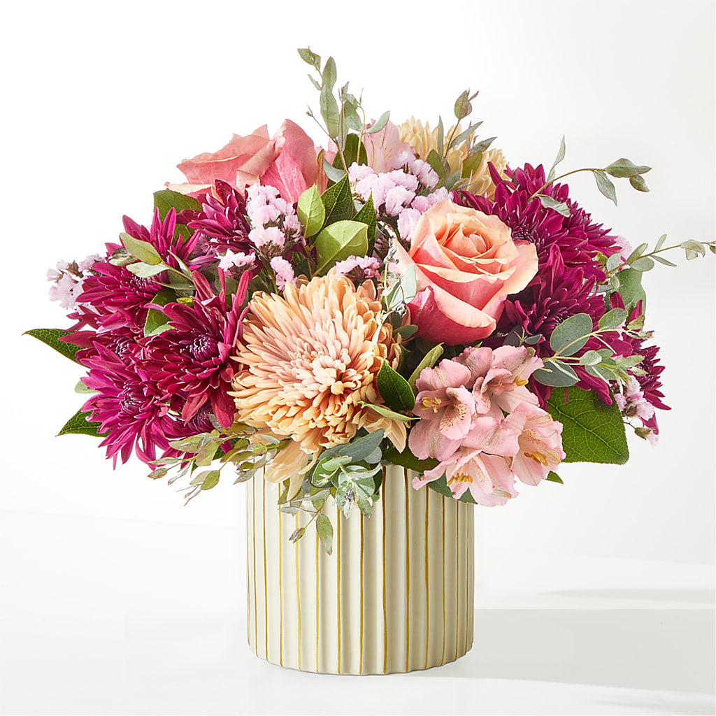 Berry Cobbler Bouquet with Ivory Vase –  212 Floral, New York NY