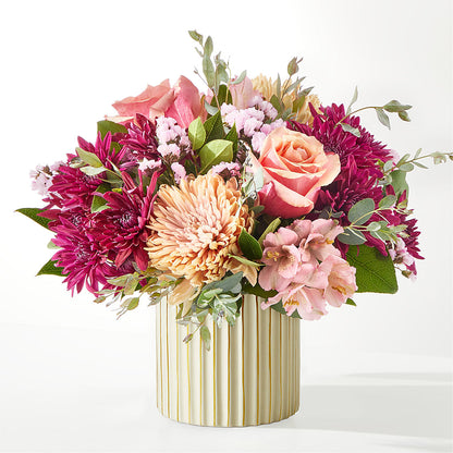 Berry Cobbler Bouquet with Ivory Vase –  212 Floral, New York NY