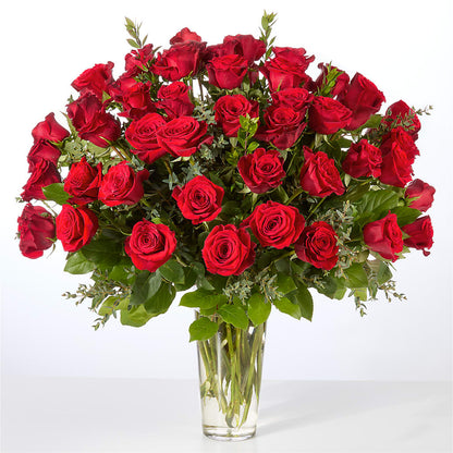 Forever Yours Fifty Stem Red Rose Bouquet –  212 Floral, New York NY