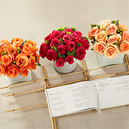 Dawn Rose Centerpiece –  212 Floral, New York NY